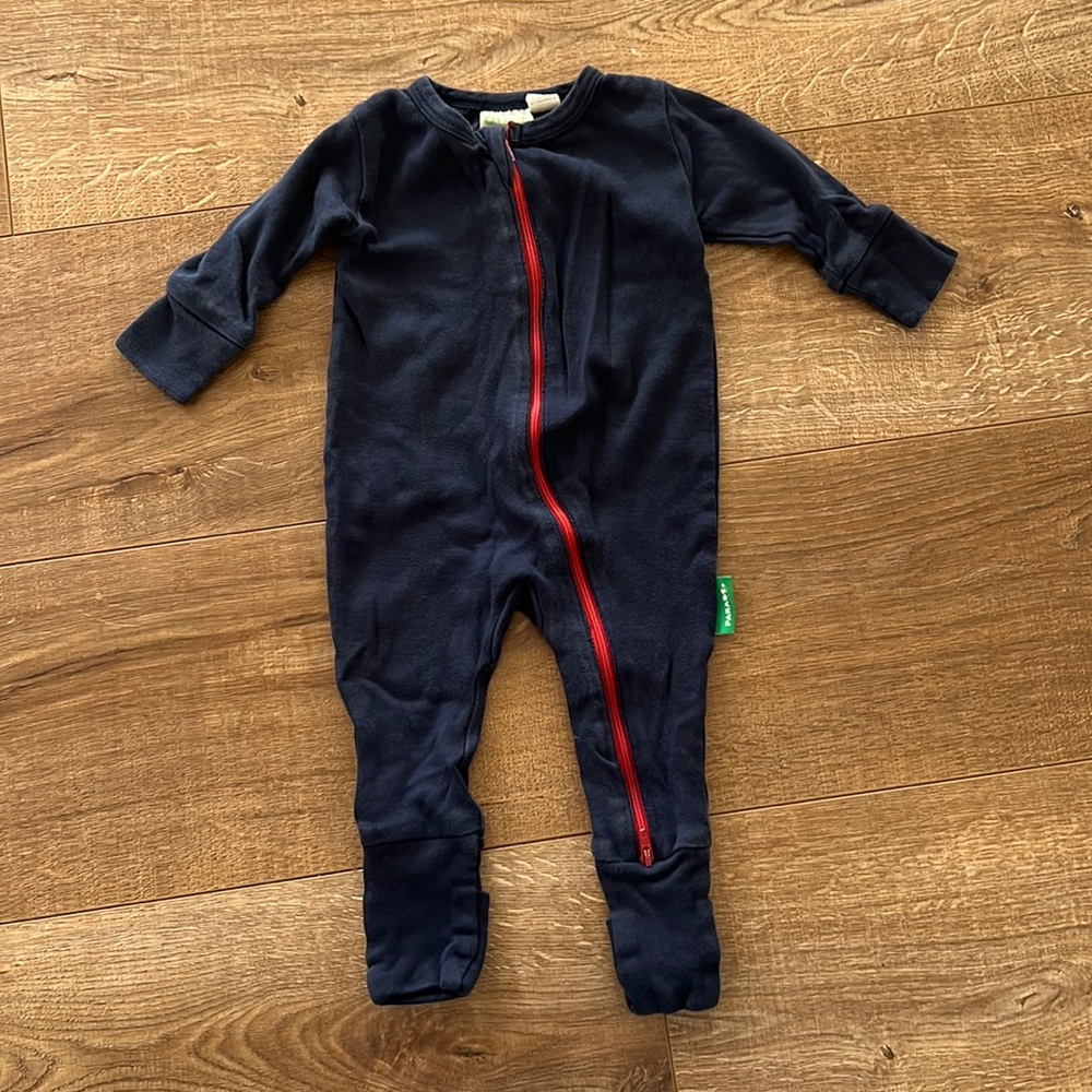 Parade Organics 2-way Zip Romper 3-6